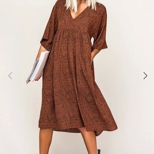 Leopard Baby Doll Dress